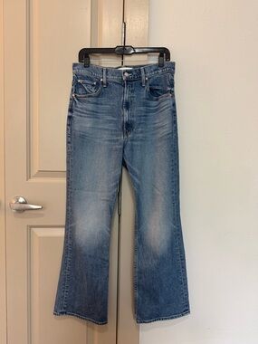 MOTHER Superior Denim Mini Flare Jeans